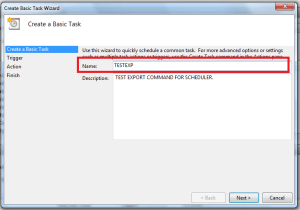 create basic task scheduler windows 7 | DBA